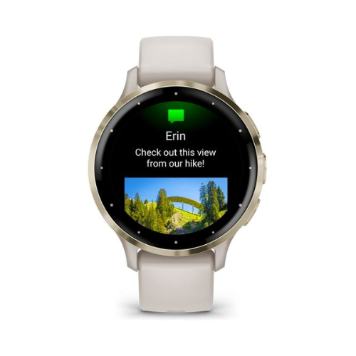 Garmin Venu 3S GPS Smartwatch - Small AMOLED Display, Health & Fitness Features, 10-Day Battery Life, Ivory