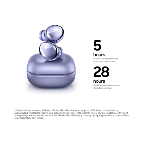 Samsung Galaxy Buds Pro Wireless Earbuds - Noise Cancelling, Long Battery, Immersive Audio