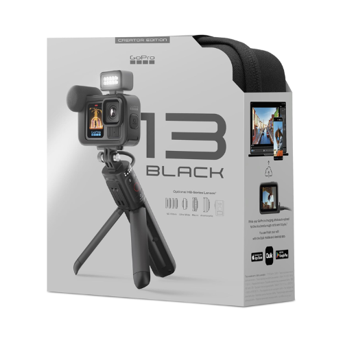 GoPro HERO13 Black Creator Edition Action Camera - 5.3K Ultra-HD Video