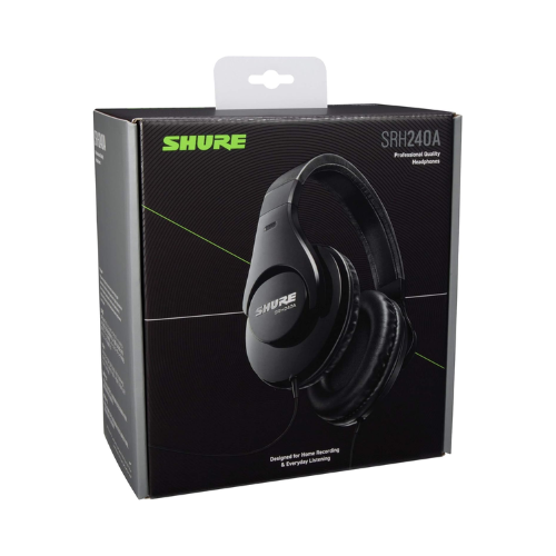 Shure SRH240A Professional Quality Headphones (SRH240A-BK-EFS)