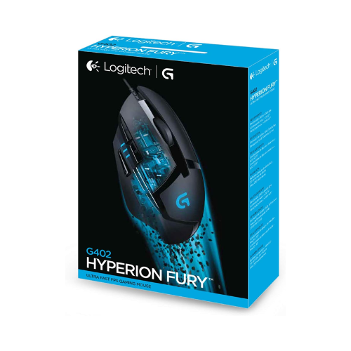 Logitech G402 Hyperion Fury Lightweight Wired Gaming Mouse 4,000 DPI