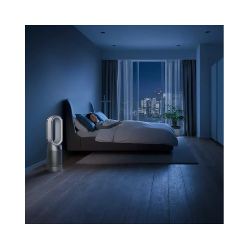 Dyson HP7A Air Purifier Tower Fan – 2-in-1 Heater & Cooler with Remote, Oscillation, and Safety Features - White