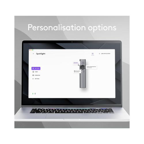Logitech Spotlight Wireless Presentation Remote - 2.4 GHz Digital Laser Pointer