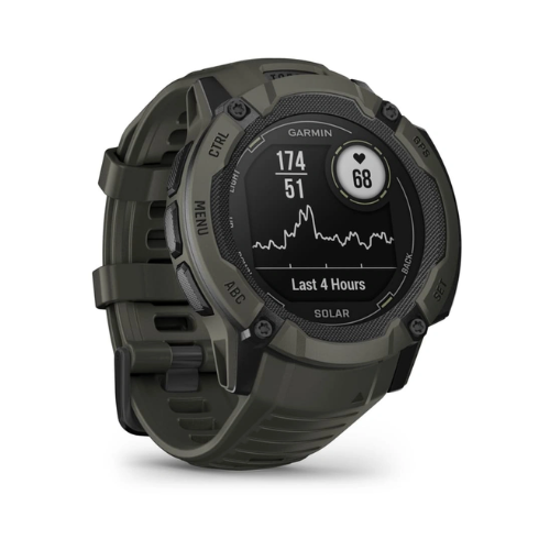 Garmin Instinct 2X Solar 50mm Rugged GPS Smartwatch - Large Size, Sports & Health Features