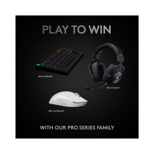 Logitech G PRO X Superlight Wireless Gaming Mouse, HERO 25K Sensor - 70Hrs Battery Life