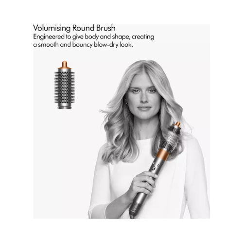 Dyson Airwrap Complete Multi-Styler and Hair Dryer – Nickel & Copper Finish, All-in-One Curling, Smoothing, and Volumizing Tool