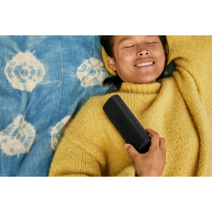 Sonos Roam 2 Lightweight Portable Waterpoof Speaker with Bluetooth 10 hour battery life - Black