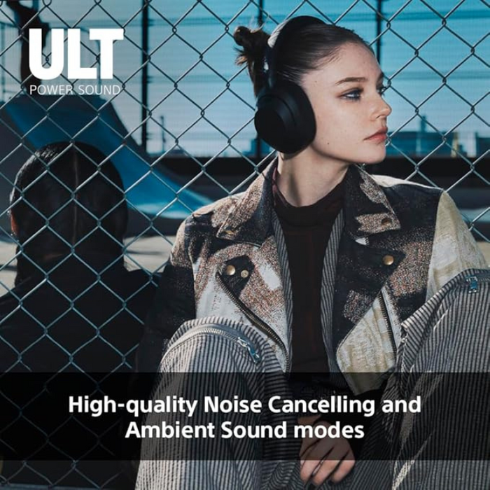 Sony ULT Wear Over-Ear Wireless NC Headphones Ultimate Deep Bass - Black