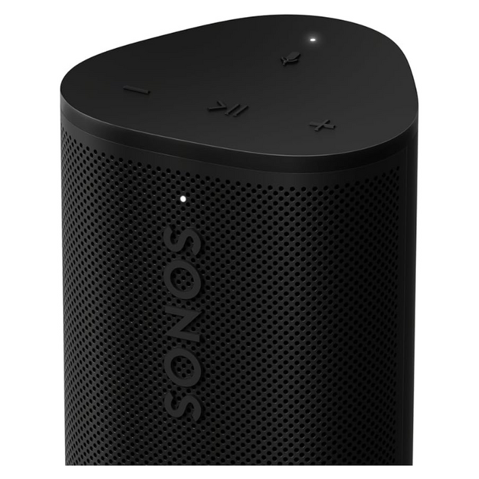 Sonos Roam 2 Lightweight Portable Waterpoof Speaker with Bluetooth 10 hour battery life - Black