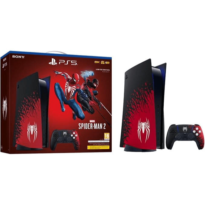 PlayStation 5 Console – Marvel’s Spider-Man 2 Limited Edition Bundle | Dual Spider-Men Action | Next-Gen Gaming