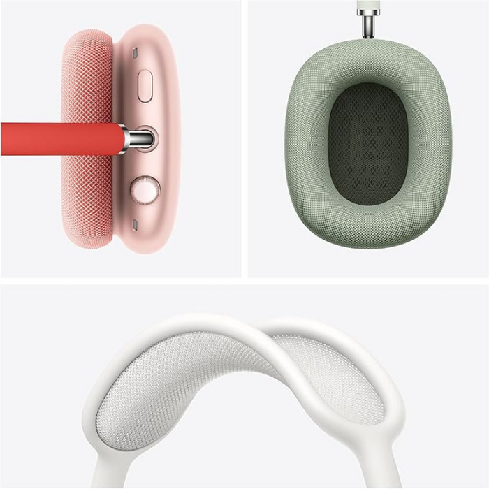 Apple AirPods Max Wireless Over-Ear Headphones Pro-Level Active Noise Cancellation - Midnight/Sky Blue