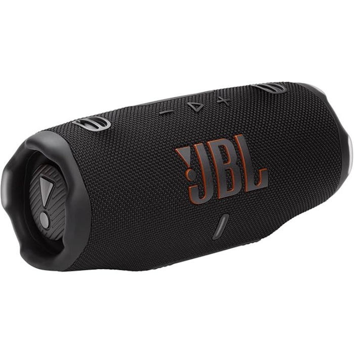 JBL Charge 6 Portable Bluetooth Speaker 28H Playtime, IP68 Waterproof, AI Sound Boost, Powerbank, Auracast – Black