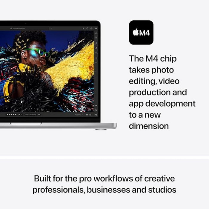 Apple MacBook Pro 2024 Laptop with M4 and M4 Pro Chip 14 inch and 16 inch Display 16GB or 24GB RAM 512GB or 1TB SSD Silver