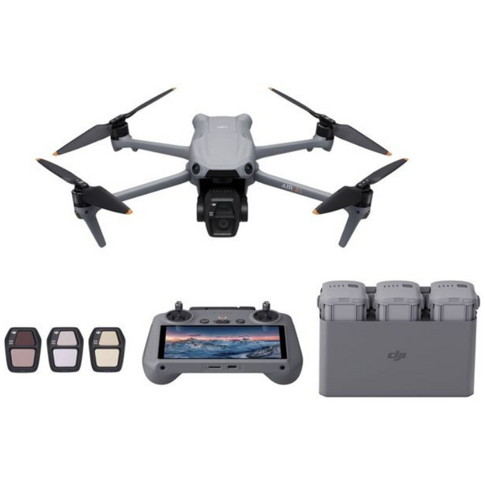 DJI Air 3S Drone Fly More Combo with RC 2 Remote Controller – Grey