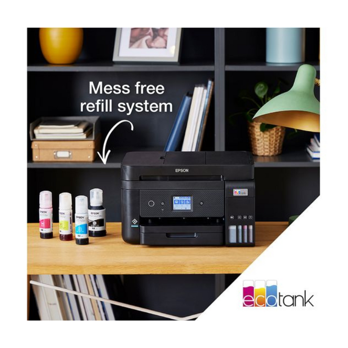 EPSON EcoTank ET-3850 All-in-One Wireless Inkjet Printer - Black