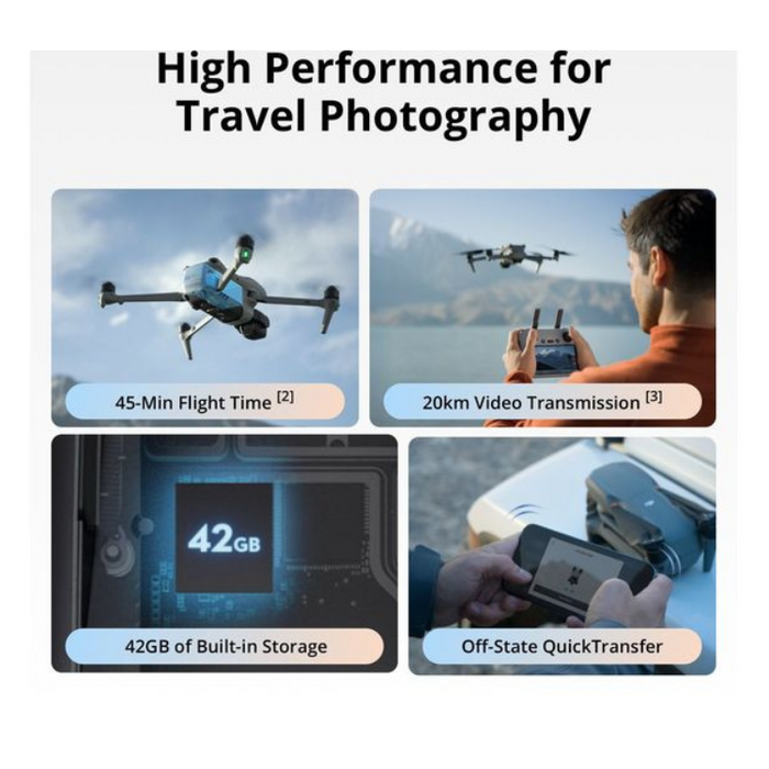 DJI Air 3S Drone Fly More Combo with RC 2 Remote Controller – Grey