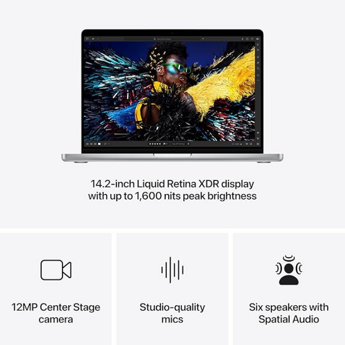 Apple MacBook Pro 2024 Laptop with M4 and M4 Pro Chip 14 inch and 16 inch Display 16GB or 24GB RAM 512GB or 1TB SSD Silver