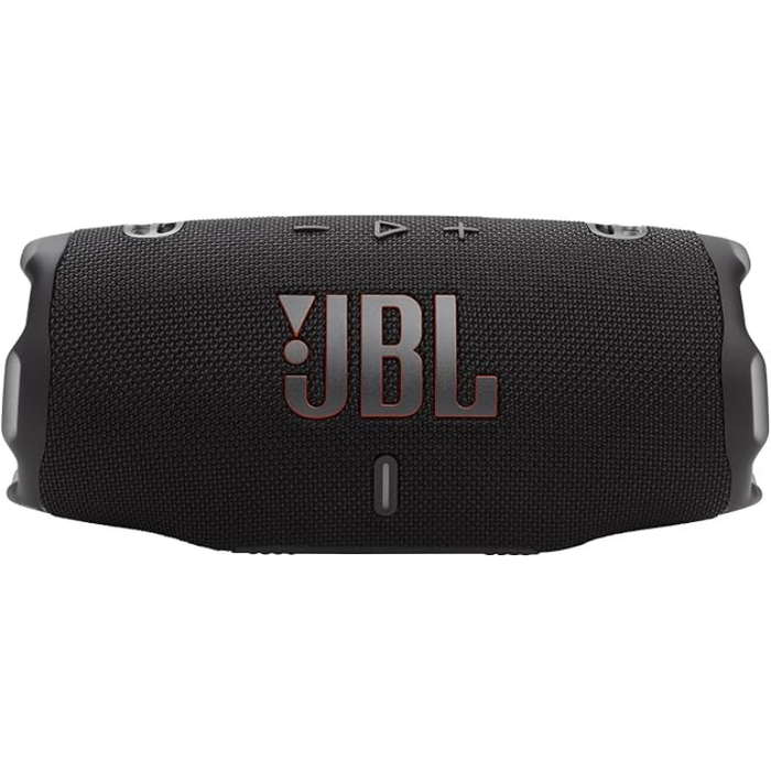JBL Charge 6 Portable Bluetooth Speaker 28H Playtime, IP68 Waterproof, AI Sound Boost, Powerbank, Auracast – Black