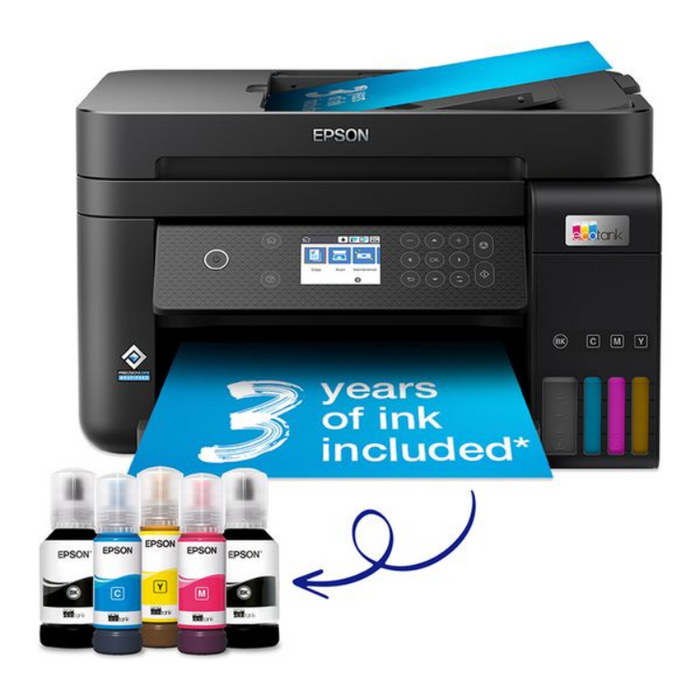 EPSON EcoTank ET-3850 All-in-One Wireless Inkjet Printer - Black