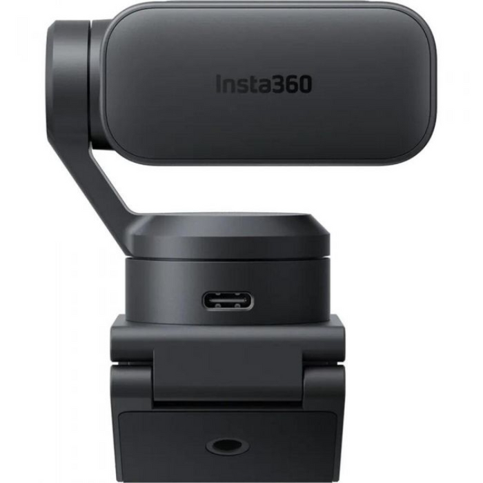 Insta360 Link 2 4K AI Webcam – Smart PTZ Camera for Pro Streaming & Video Calls (Black)