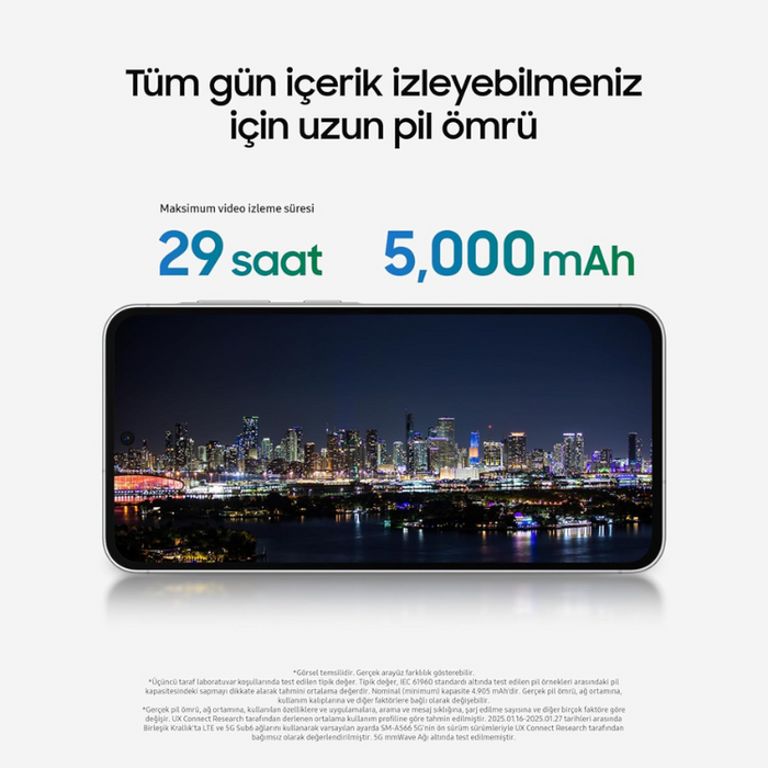 Samsung Galaxy A56 5G Smartphone 256GB Storage 8GB RAM 6.7 Inch Super AMOLED Display Long Battery Life Anthracite