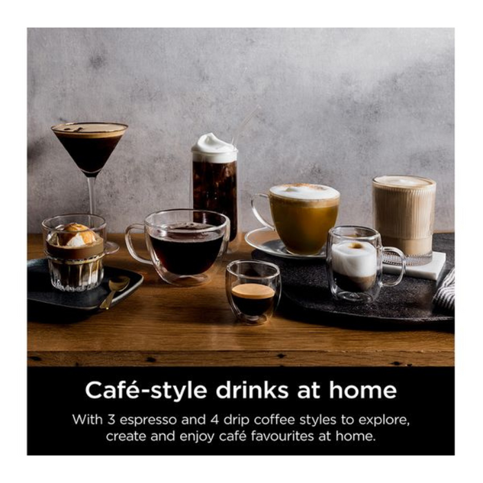 NINJA Luxe Cafe Premier Series ES601UK Bean to Cup Coffee Machine - Silver & Black