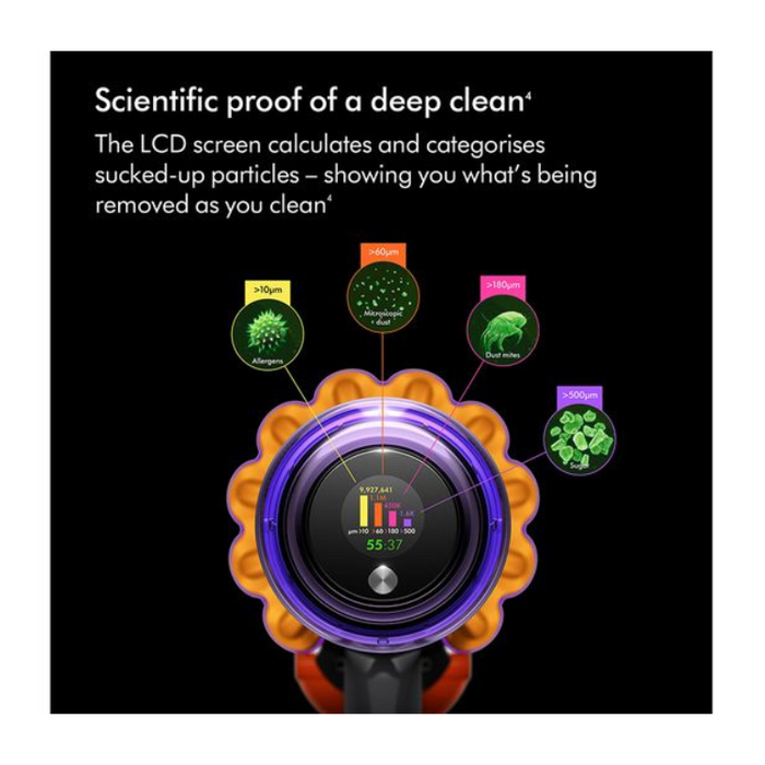 Dyson V15 Detect Absolute Cordless Vacuum Cleaner – Yellow & Nickel