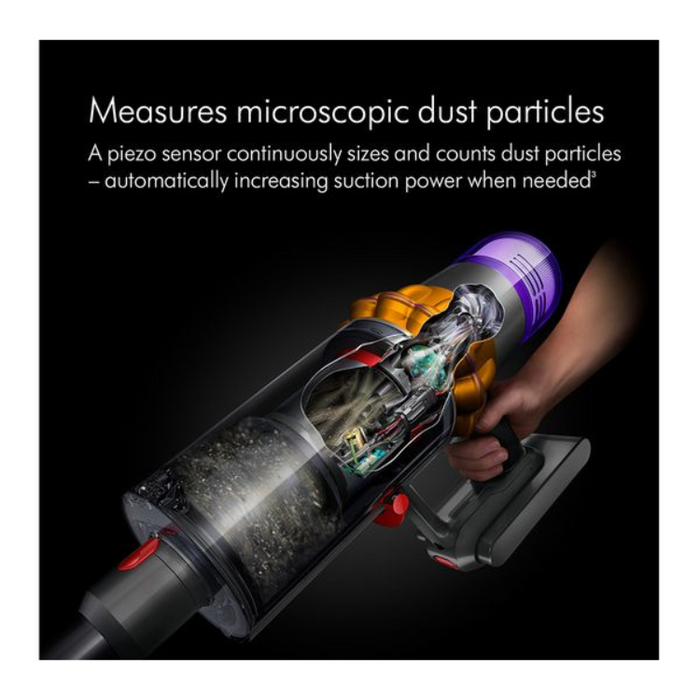 Dyson V15 Detect Absolute Cordless Vacuum Cleaner – Yellow & Nickel