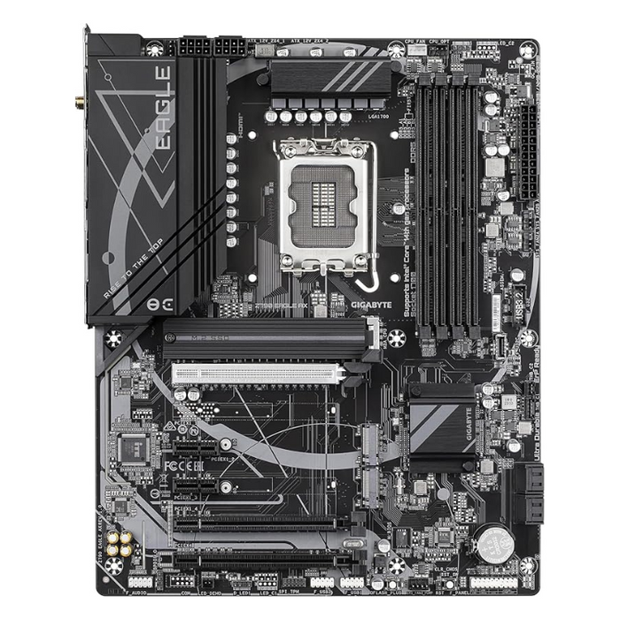 Gigabyte Z790 EAGLE AX ATX Motherboard – LGA 1700, DDR5 7600MHz, Wi-Fi 6E, 2.5GbE LAN