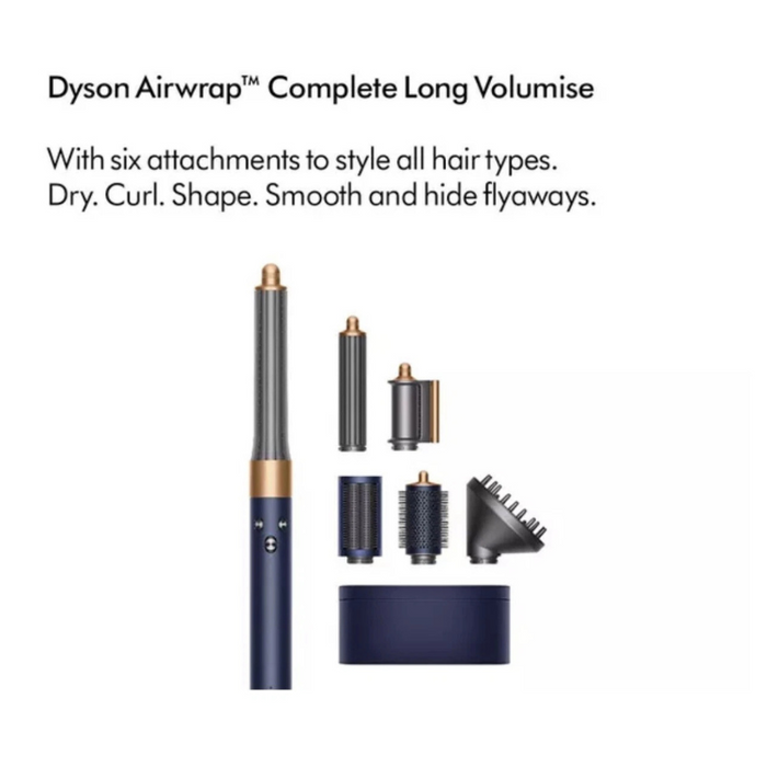 Dyson Airwrap Complete Long Volumise Multi-Styler & Dryer - Prussian Blue & Rich Copper