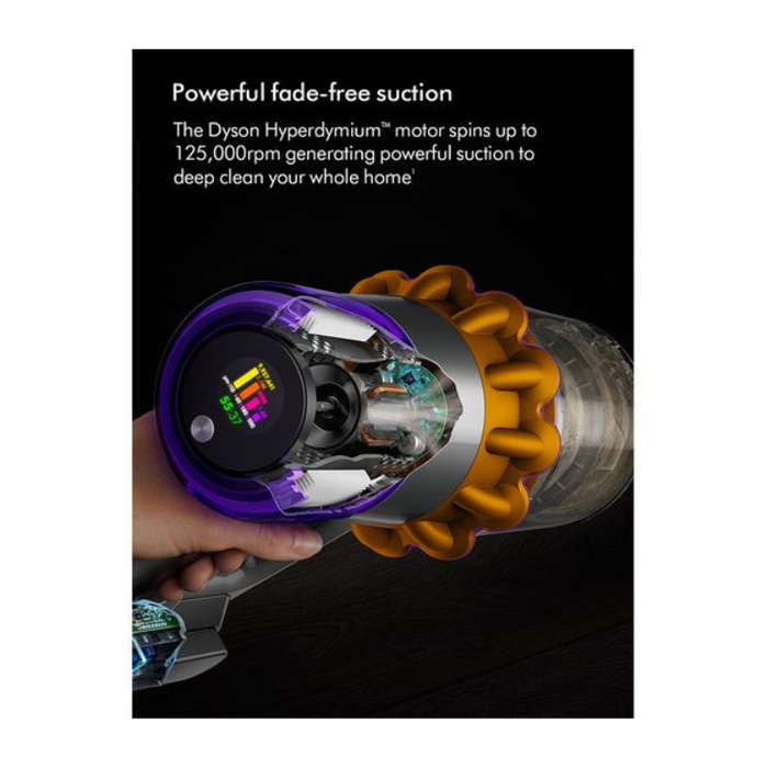 Dyson V15 Detect Absolute Cordless Vacuum Cleaner – Yellow & Nickel