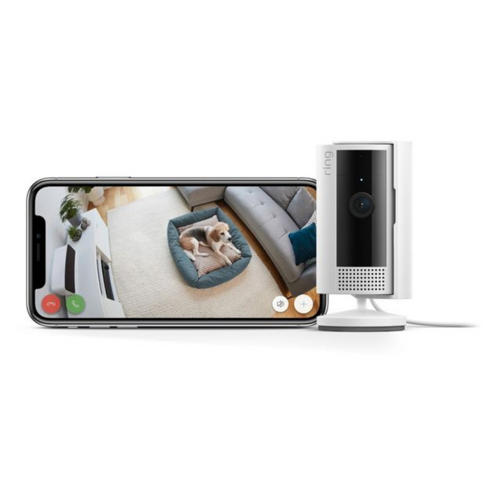 RING Indoor Camera (2nd Gen) Full HD 1080p WiFi Security Camera - White