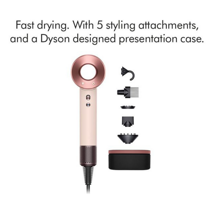 DYSON Supersonic Ionic Hair Dryer - Ceramic Pink & Rose Gold