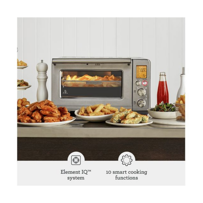 Sage Smart Oven Air Fryer SOV860BSS – 22L Mini Oven with 10 Cooking Functions, 2400W – Stainless Steel