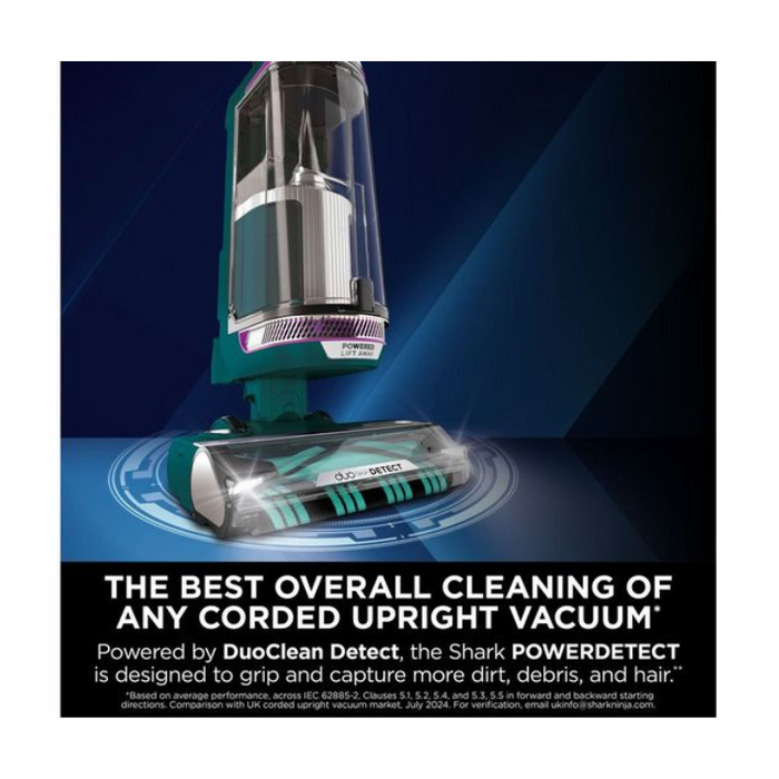 SHARK PowerDetect Powered Lift-Away Pet AZ3900UKT Upright Bagless Vacuum Cleaner - Dark Teal