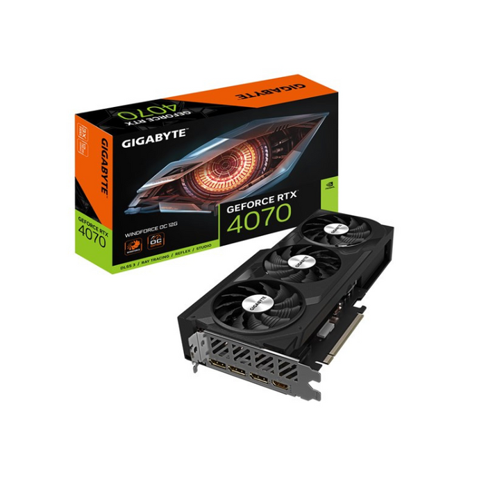 Gigabyte GeForce RTX 4070 Windforce OC 12GB GDDR6X Graphics Card