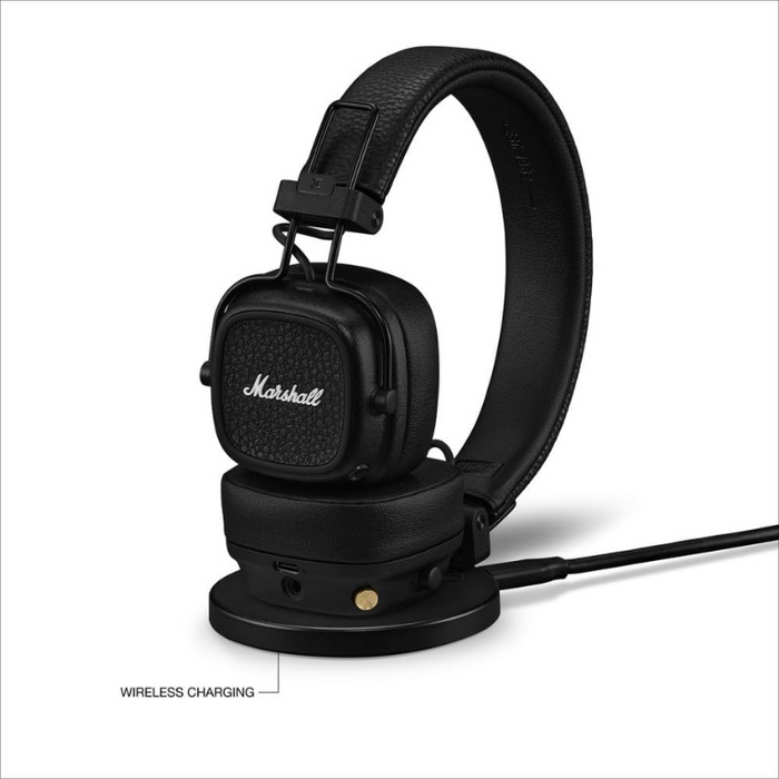 MARSHALL Major V Wireless Bluetooth Headphones  100 Hours playtime - Black/Cream