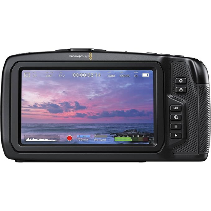 Blackmagic Design Pocket Cinema Camera 4K – Compact Digital Film Camera with 4/3 Sensor, 13 Stops Dynamic Range, 5" Touchscreen & 4K DCI Recording