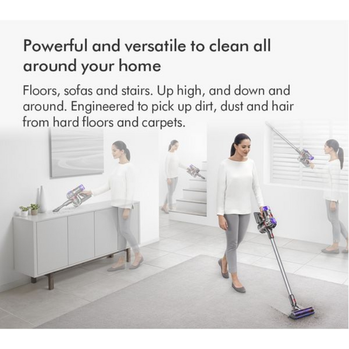 DYSON V8 Advanced Cordless Vacuum Cleaner - Silver Nickel