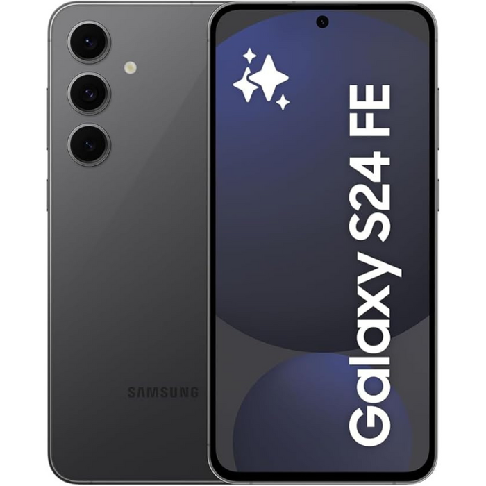 Samsung Galaxy S24 FE 5G Smartphone 8GB RAM 256GB Storage 6.7" FHD+ Super AMOLED+ 120Hz Display 50MP Triple Camera 4700mAh Battery Android 14 with Galaxy AI Dual SIM Graphite
