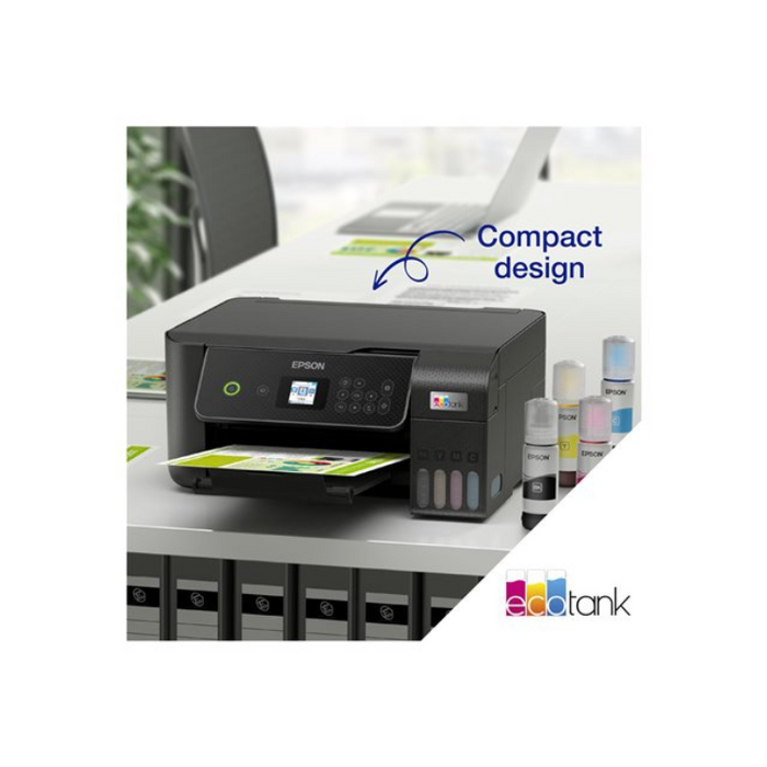 Epson EcoTank ET-2862 Wireless Colour Multifunction Inkjet Printer – Print, Copy, Scan, Cartridge-Free, A4