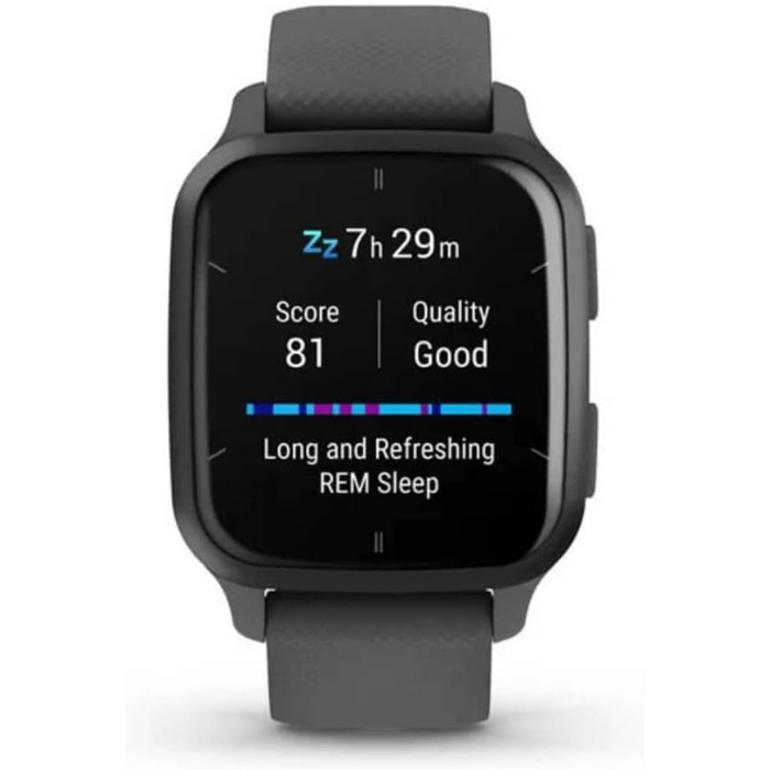 Garmin Venu Sq 2 Fitness Smartwatch GPS, Sleep & Stress Monitoring, AMOLED Display – Shadow Grey