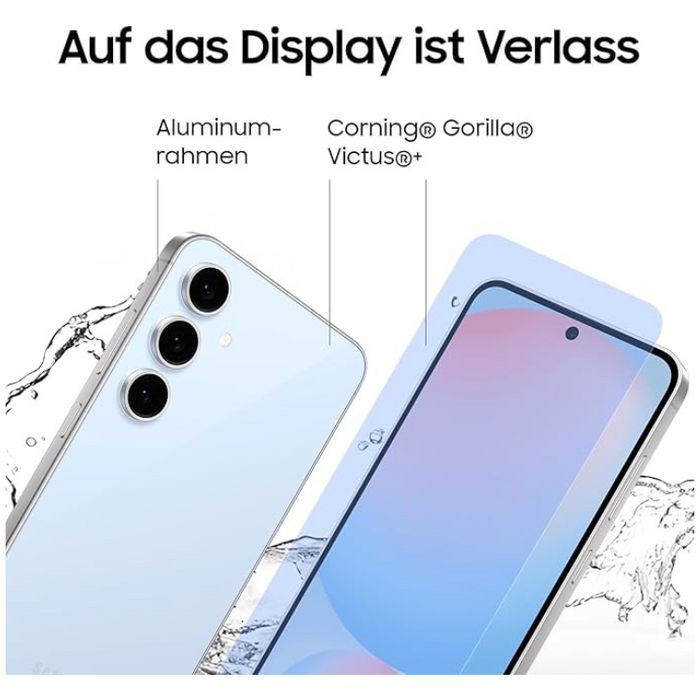Samsung Galaxy S24 FE 5G Smartphone 8GB RAM 256GB Storage 6.7" FHD+ Super AMOLED+ 120Hz Display 50MP Triple Camera 4700mAh Battery Android 14 with Galaxy AI Dual SIM Graphite