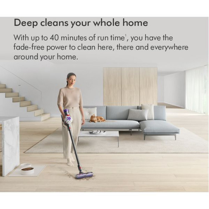 DYSON V8 Advanced Cordless Vacuum Cleaner - Silver Nickel