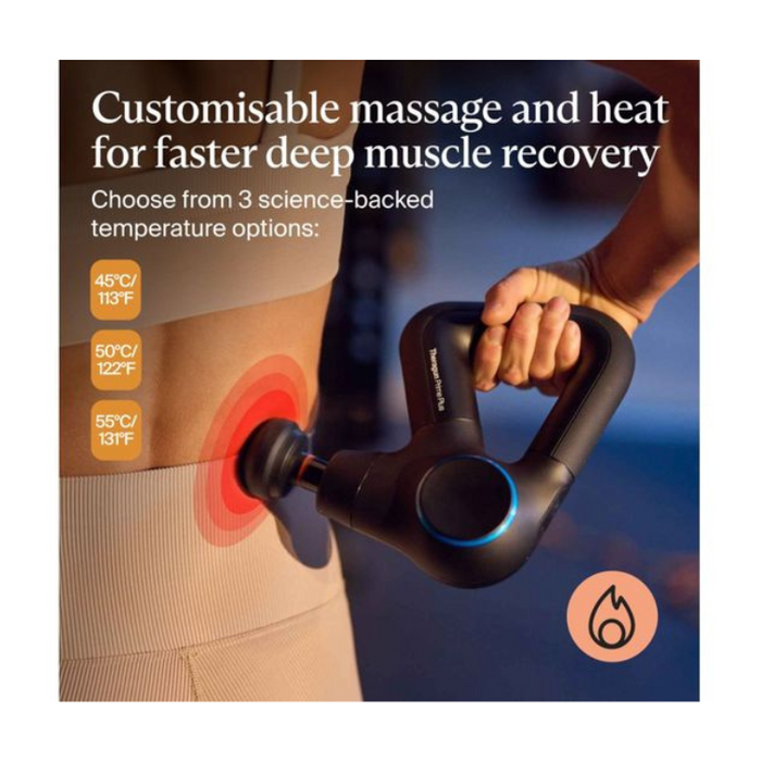 Therabody Theragun Prime Plus Heated Handheld Percussion Massage Gun - Black