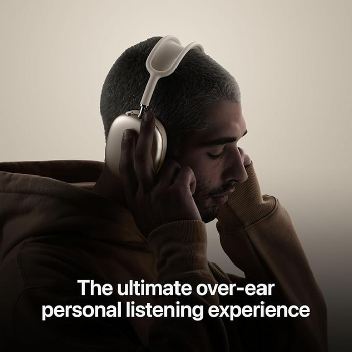 Apple AirPods Max Wireless Over-Ear Headphones Pro-Level Active Noise Cancellation - Midnight/Sky Blue