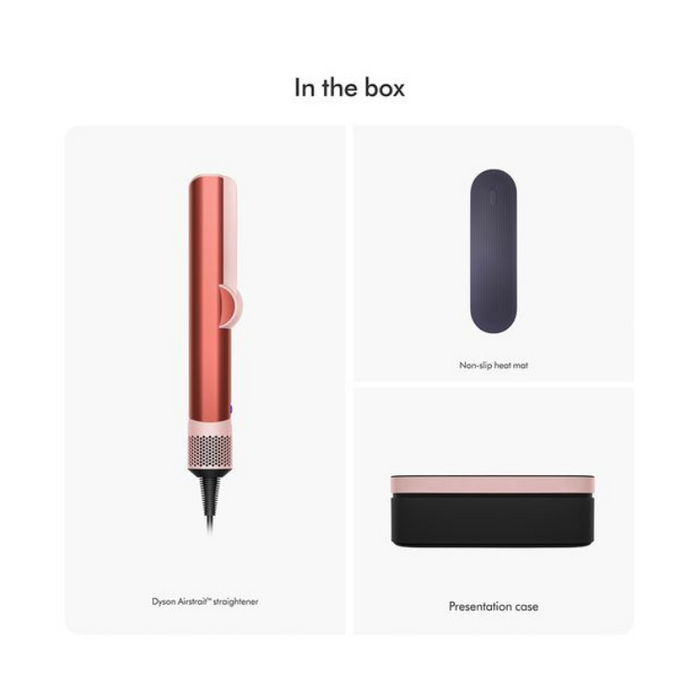 DYSON Airstrait 1600 Watt Hair Straightener - Strawberry Bronze & Blush Pink