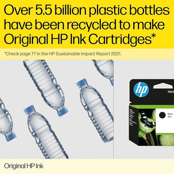 HP 305 Black Original Ink Cartridge – Reliable Printing, 120 Page Yield, Pack of 1