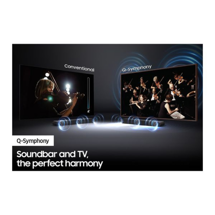 Samsung HW-S50B/XU 3.0 All-in-One Soundbar with Q-Symphony, DTS Virtual X, Bluetooth and HDMI – Dark Grey