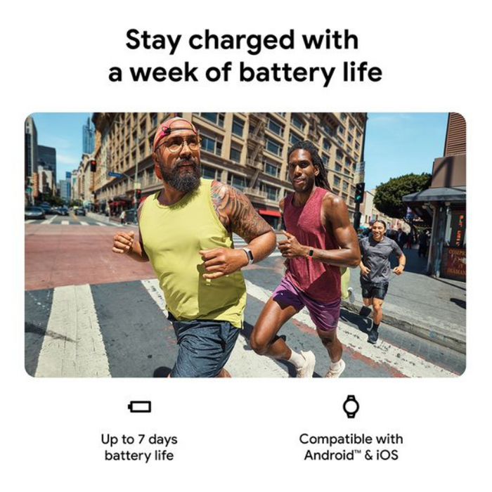 Fitbit Charge 6 Fitness Tracker – Porcelain  7-Day Battery, Heart & Sleep Tracking